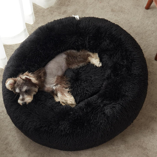 Calming Dog Bed & Cat Bed, Anti-Anxiety Donut Cuddler