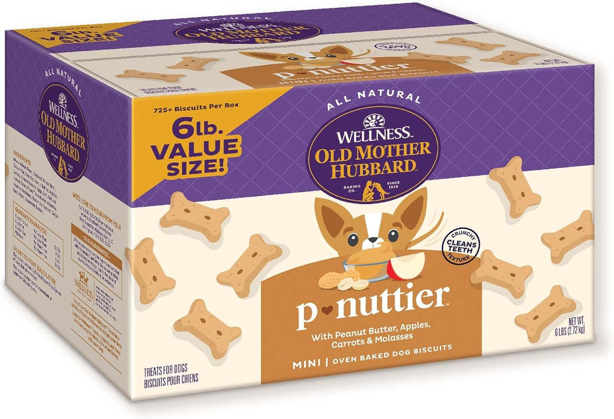 Natural Peanut Butter Dog Training Biscuits, 6 Lb Box