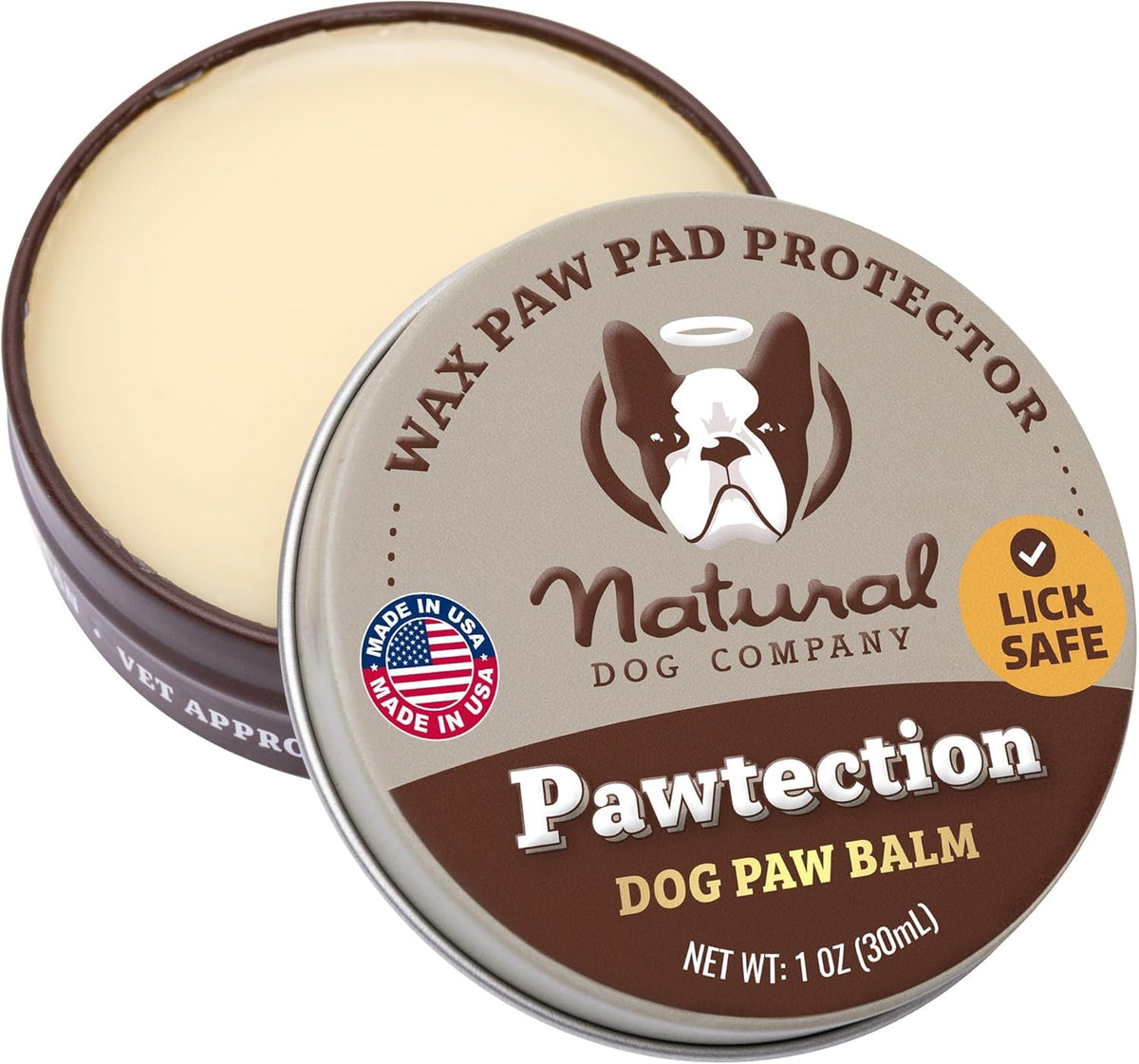 Natural Dog Company Pawtection Paw Wax, Hot Pavement & Sand Protection