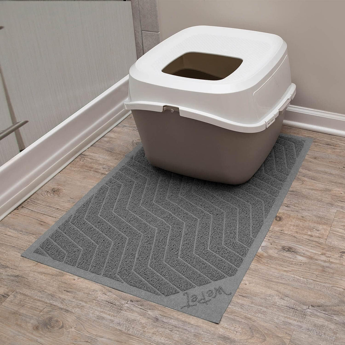 Wepet Cat Litter Box Mat, Durable PVC Trapping Rug