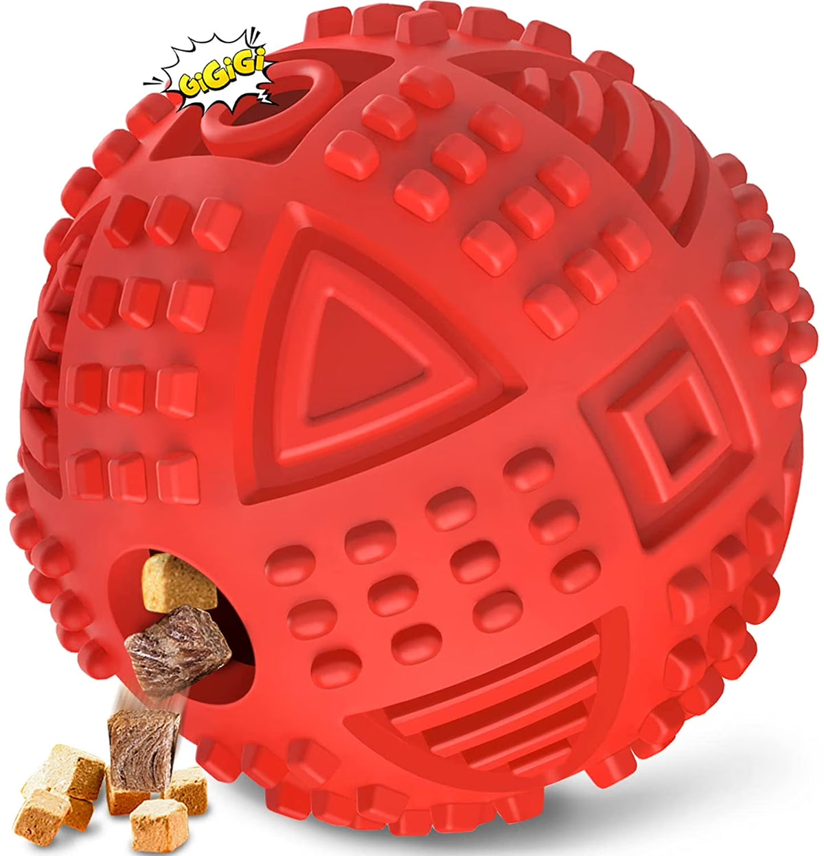Interactive Treat Dispensing Dog Toy for Aggressive Chewers