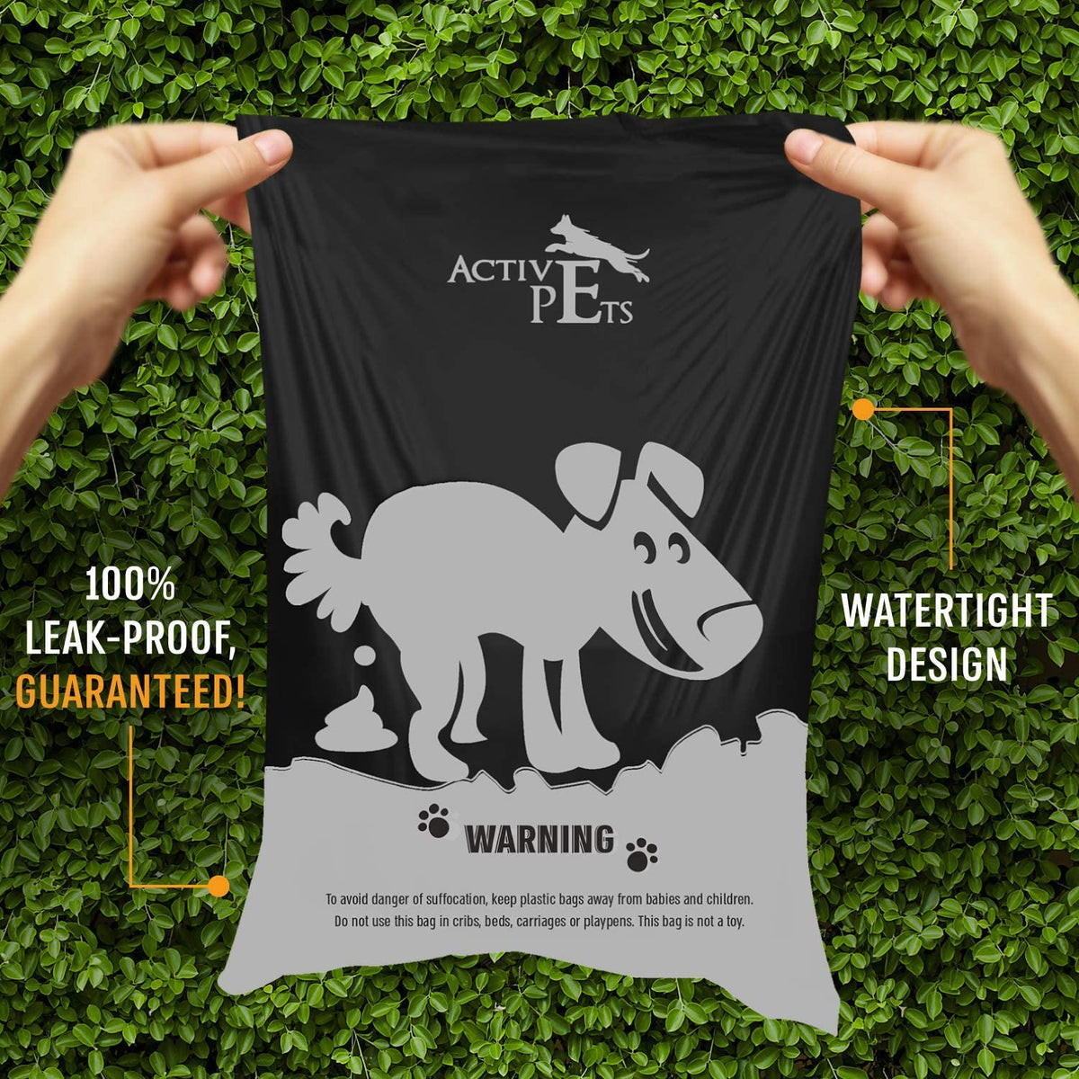 Extra Thick Lavender-Scented Dog Waste Bags, Leak-Proof