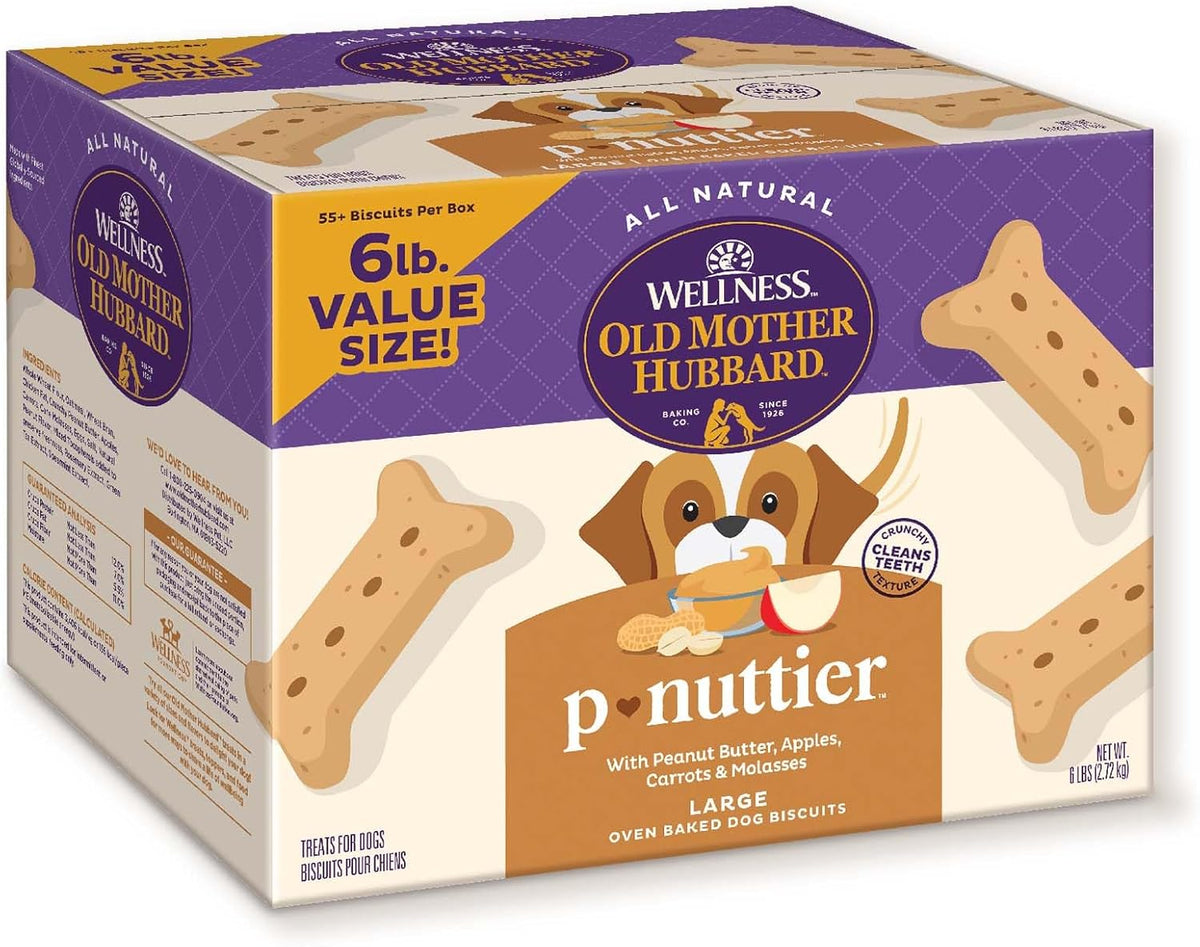 Natural Peanut Butter Dog Training Biscuits, 6 Lb Box