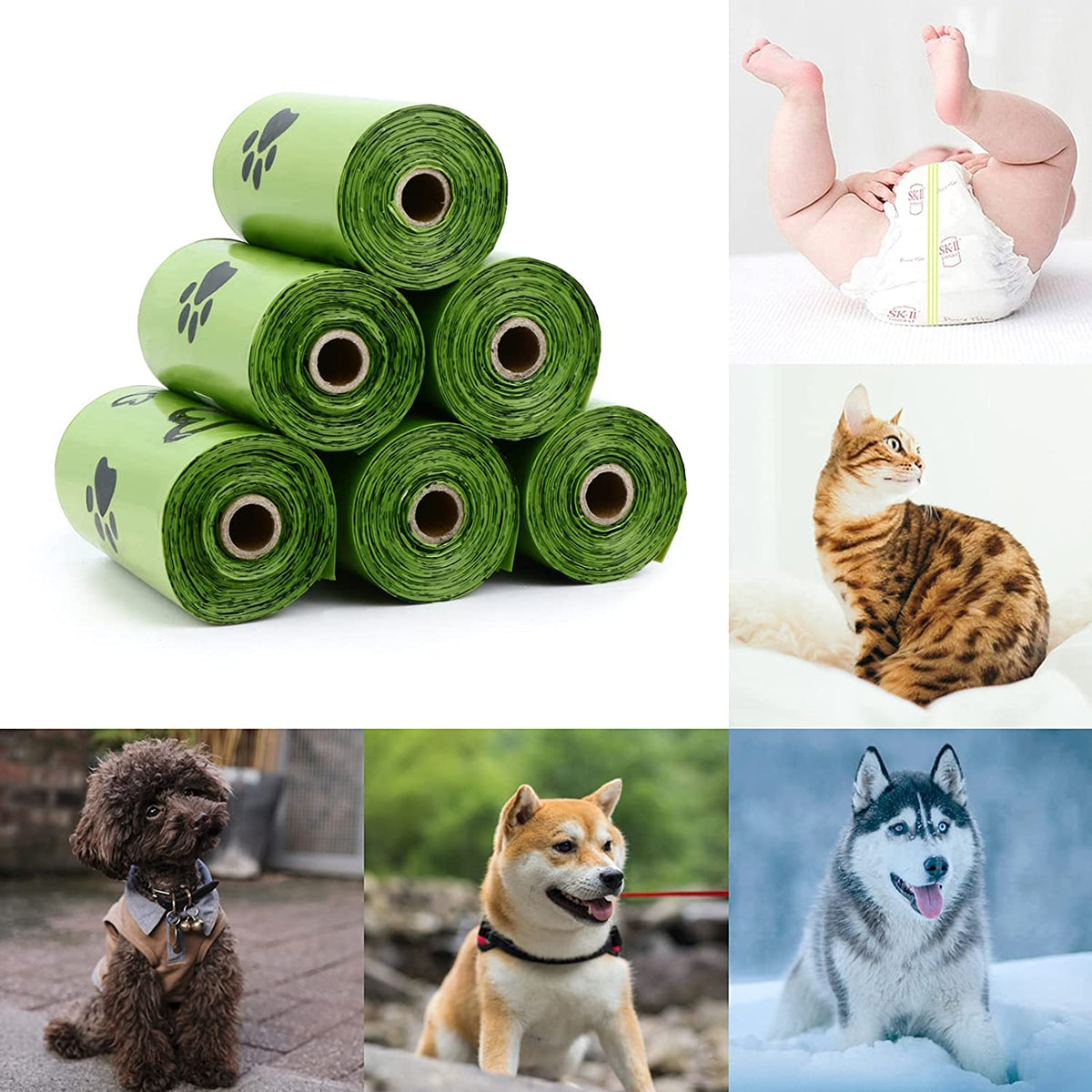 Dog Poop Bags 280 Count, Extra Thick Leak-Proof Waste Bags with Dispenser