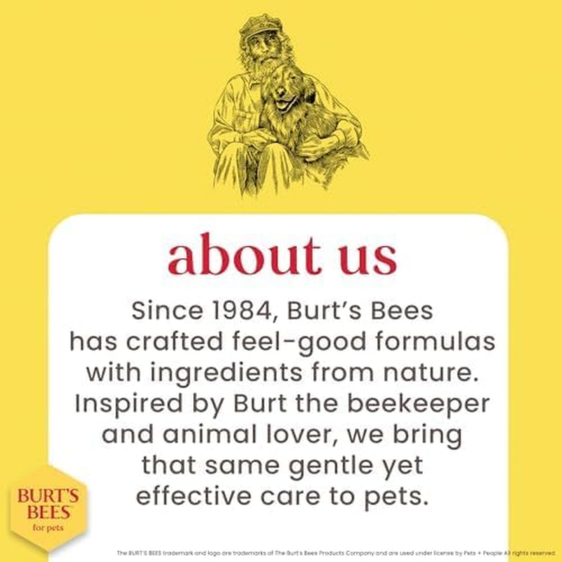 Burt'S Bees Honey Multipurpose Dog Grooming Wipes, 50-Count