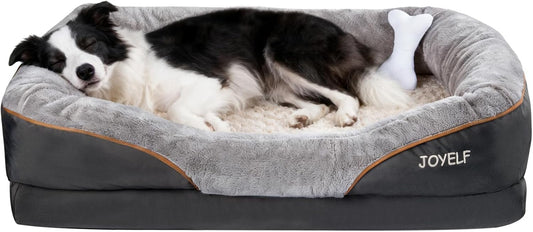 Large Memory Foam Dog Bed, Orthopedic Dog Bed & Sofa