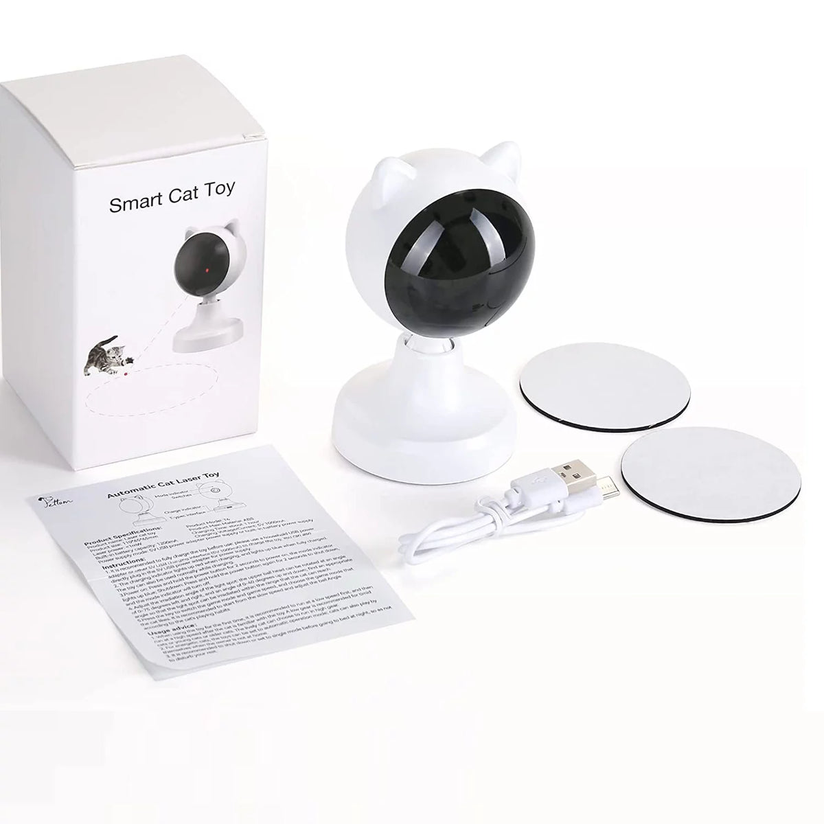 Automatic Cat Laser Toys, Interactive Laser Cat Toys for Indoor Cats
