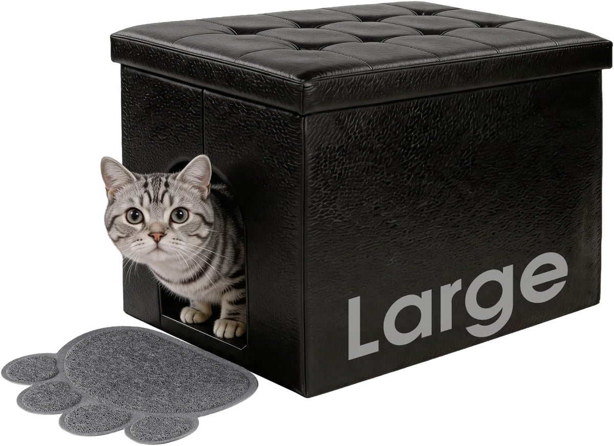 Extra Large Cat Litter Box Enclosure Furniture Cabinet