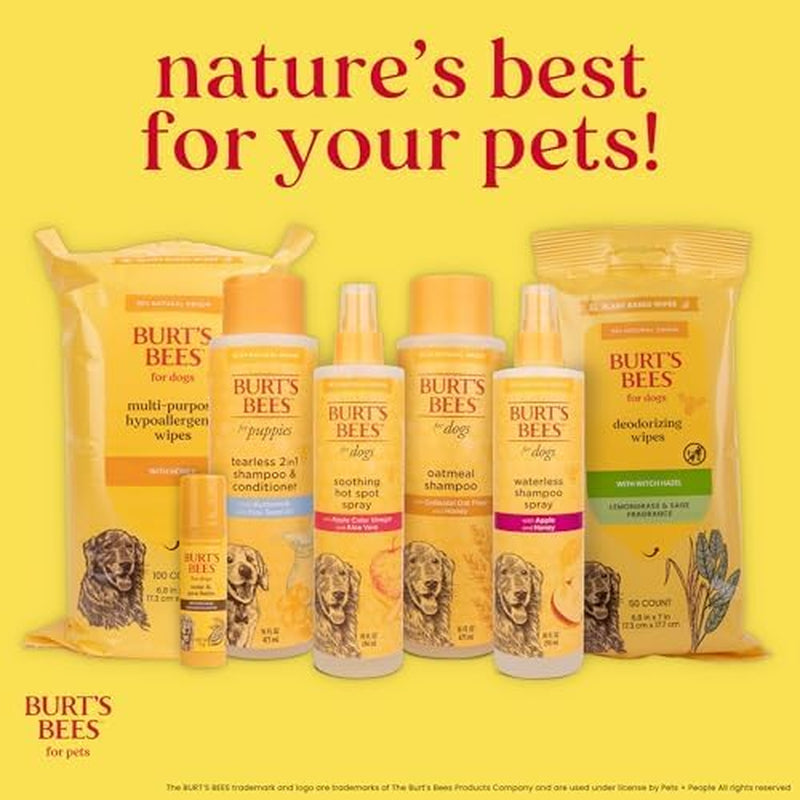 Burt'S Bees Honey Multipurpose Dog Grooming Wipes, 50-Count