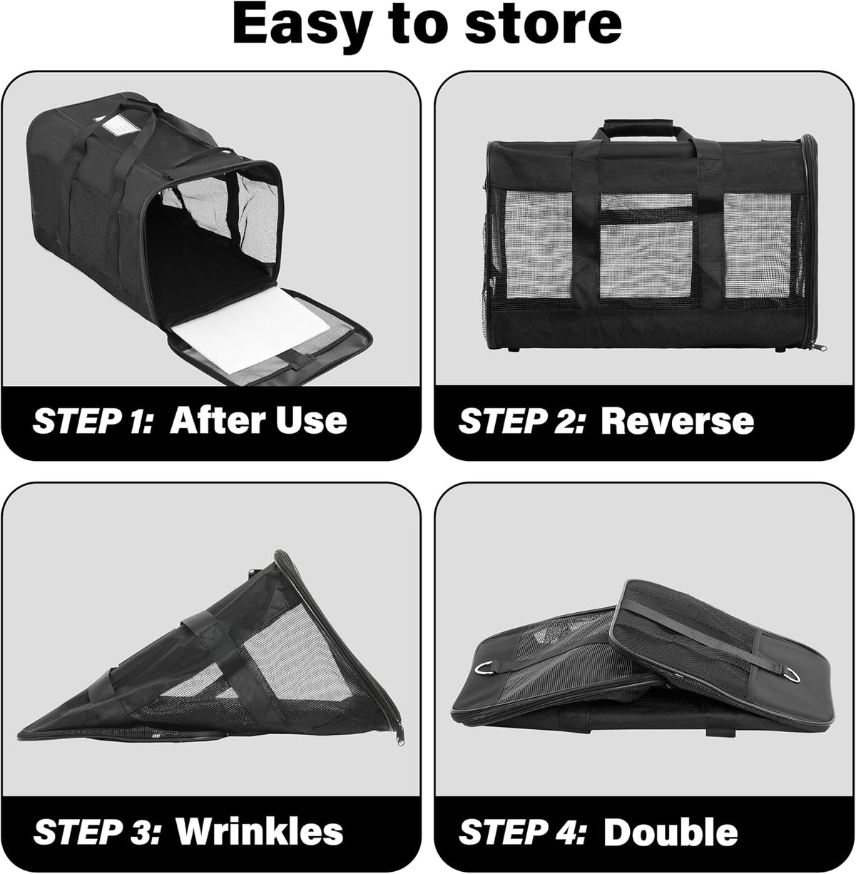 Fluffydream Soft-Sided Pet Travel Carrier, Airline Approved