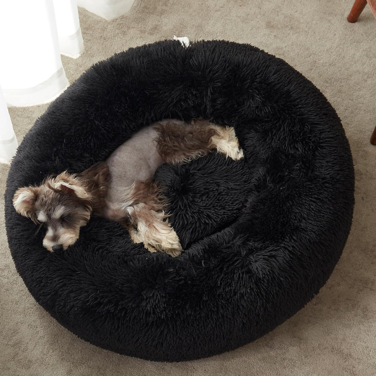 Calming Dog Bed & Cat Bed, Anti-Anxiety Donut Cuddler