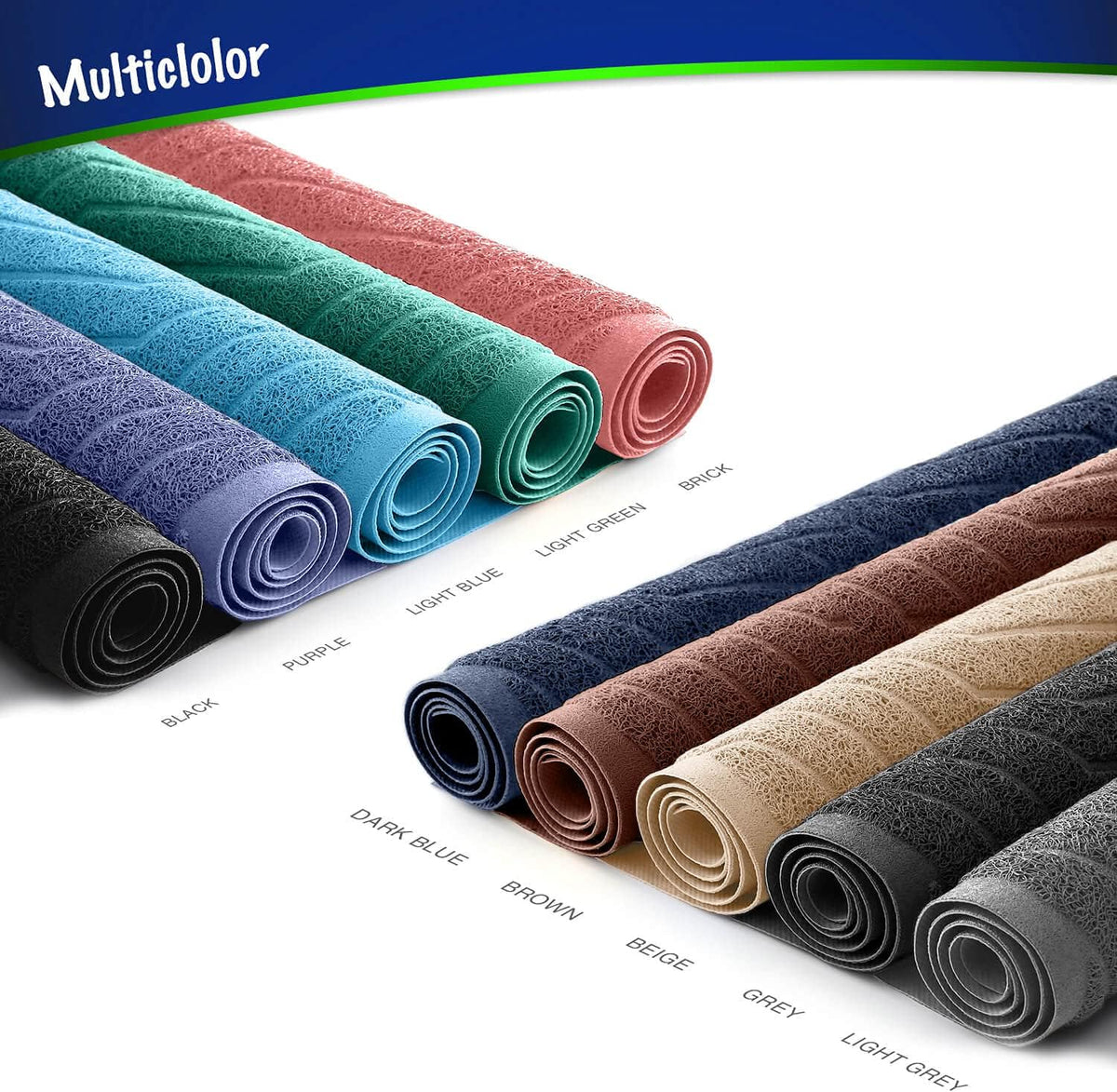 Wepet Cat Litter Box Mat, Durable PVC Trapping Rug