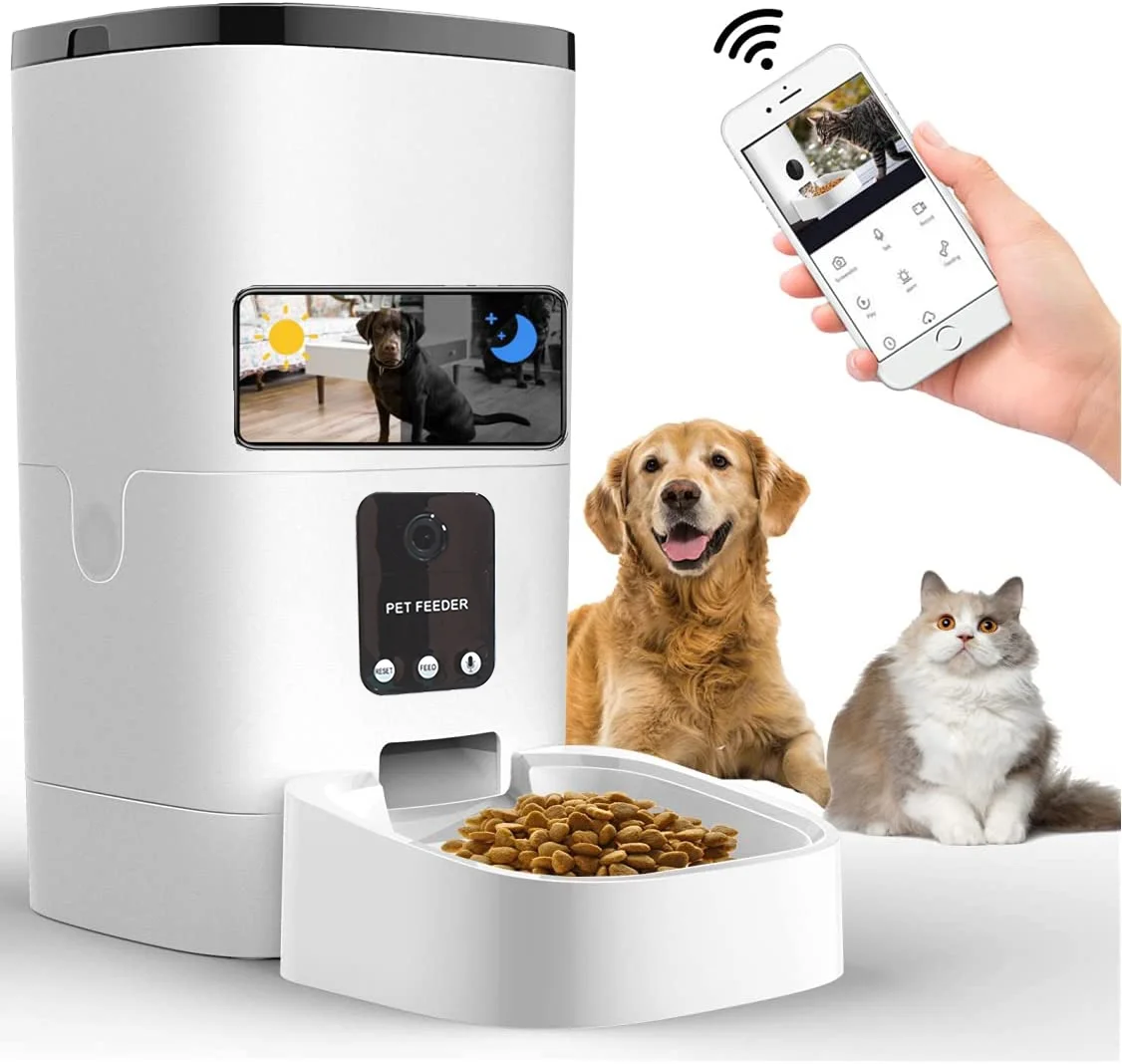 Smart WiFi Pet Feeder with Live Camera – Feed & Watch From Anywhere