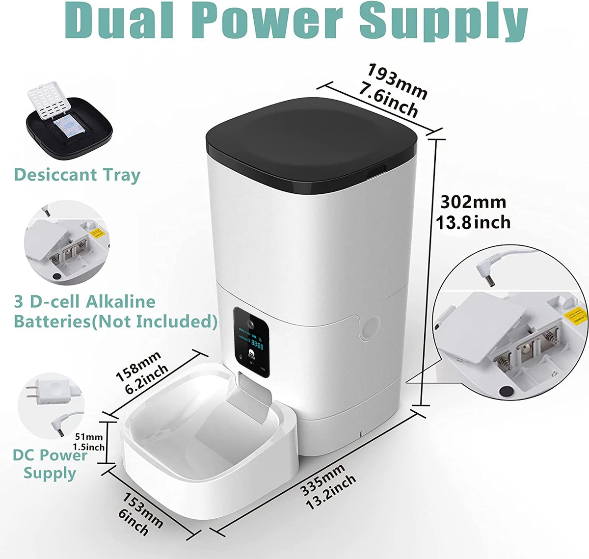 Smart WiFi Pet Feeder with Live Camera – Feed & Watch From Anywhere