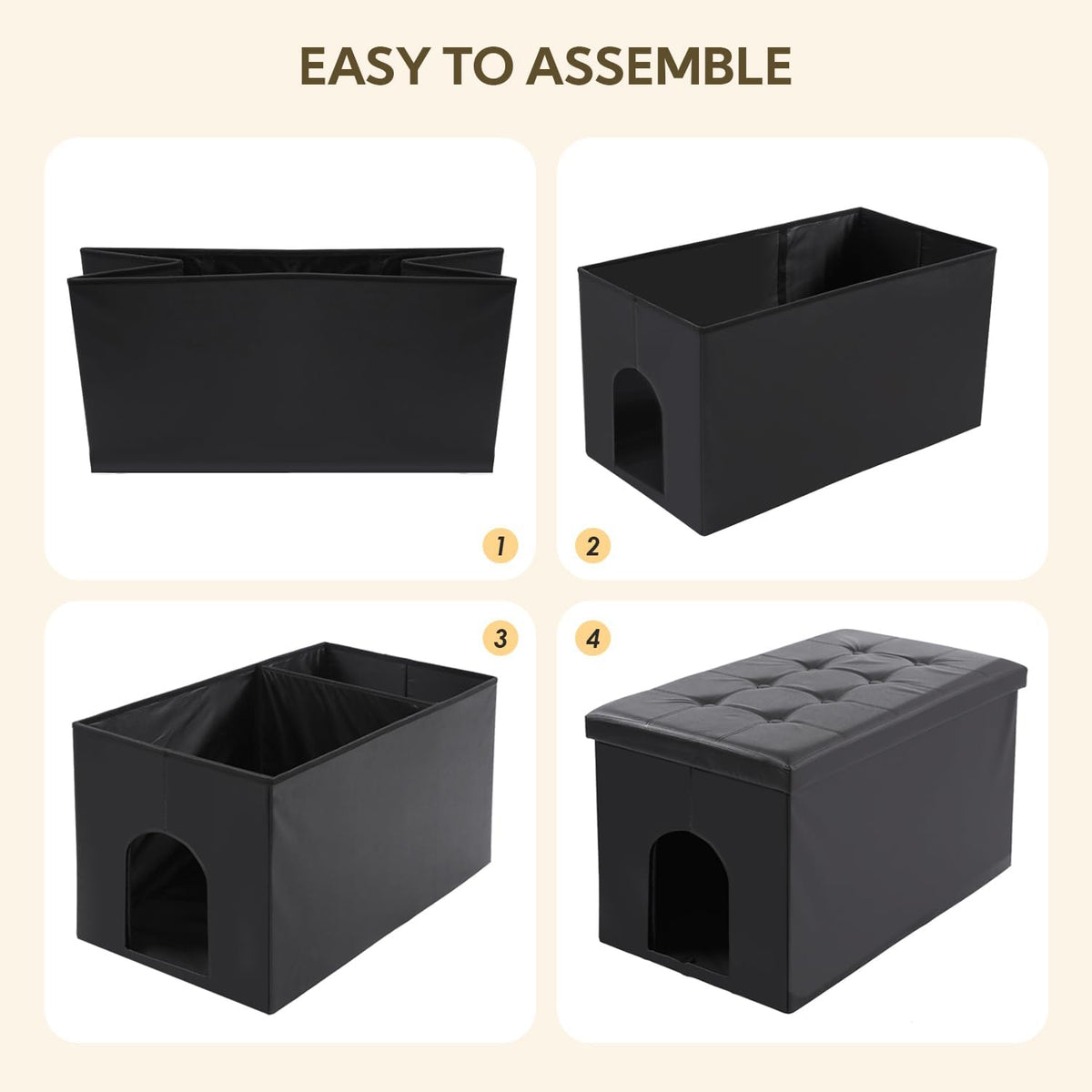 Extra Large Cat Litter Box Enclosure Furniture Cabinet