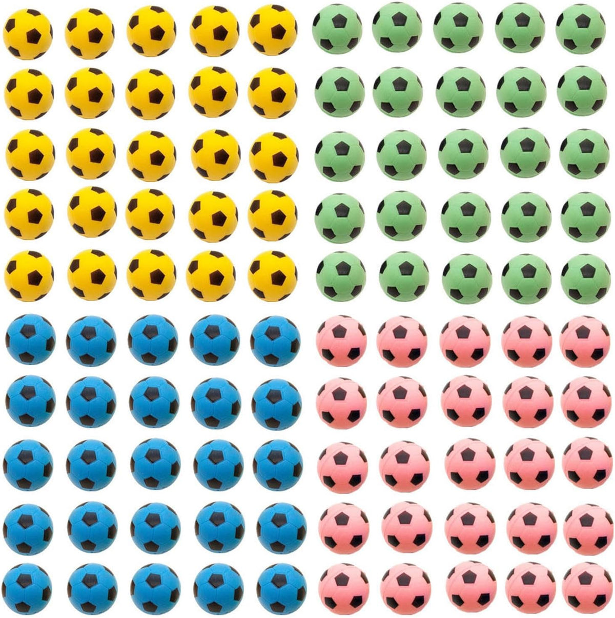 Foam Soccer Ball Cat Toys, 12-Pack
