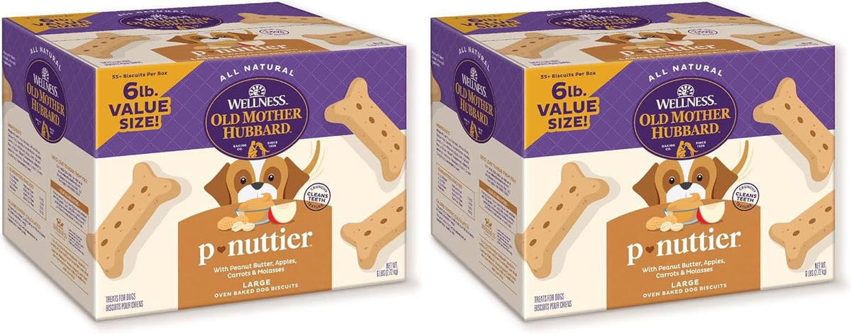 Natural Peanut Butter Dog Training Biscuits, 6 Lb Box