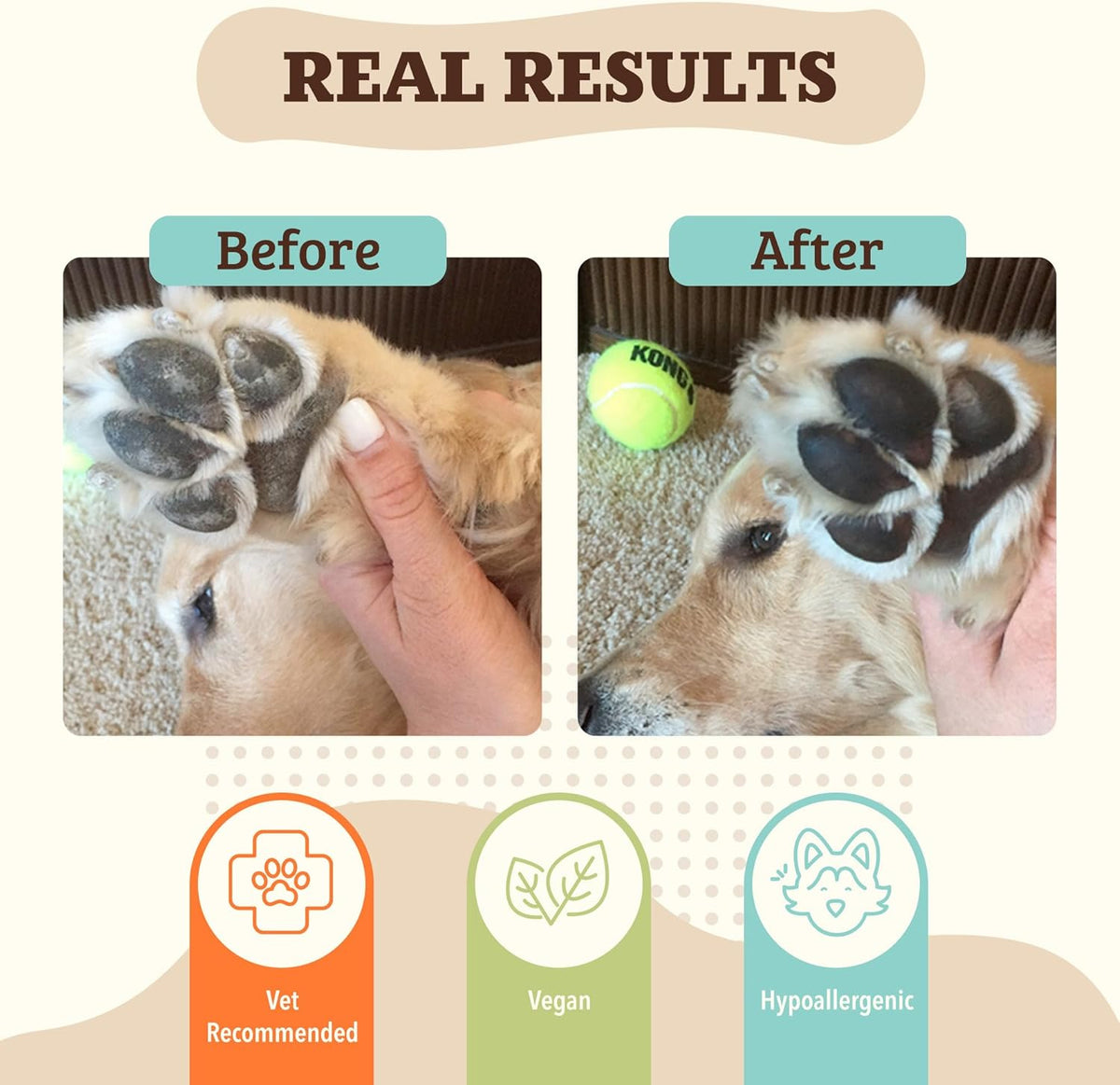 Natural Dog Company Pawtection Paw Wax, Hot Pavement & Sand Protection