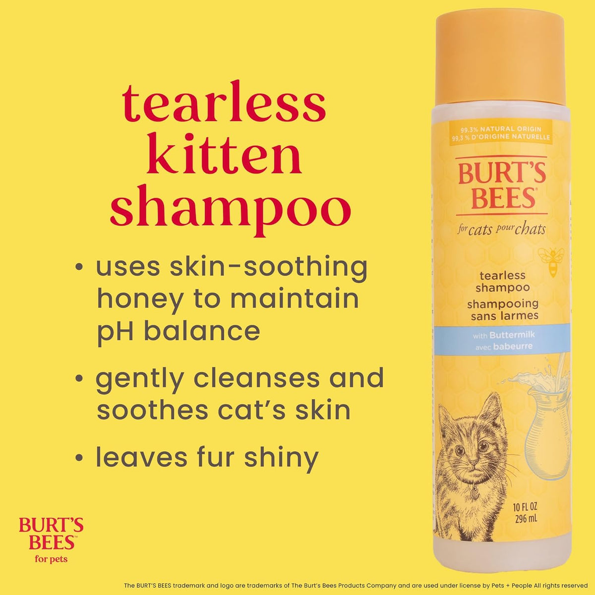Tearless Kitten Shampoo with Buttermilk & Honey