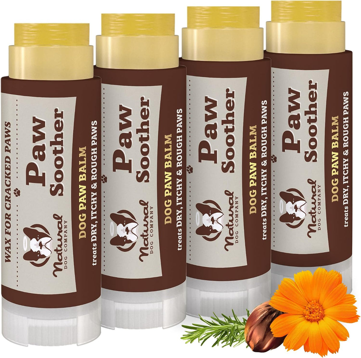 Natural Dog Company Pawtection Paw Wax, Hot Pavement & Sand Protection
