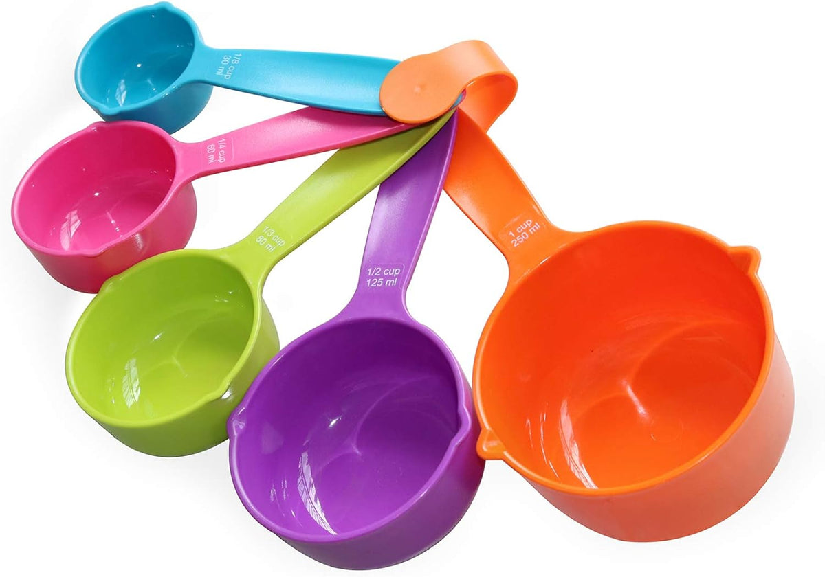 Pet Food Scoop Set of 4, Measuring Cups for Dogs & Cats