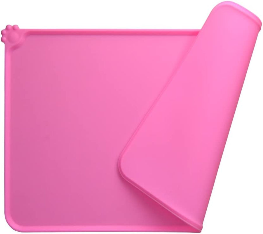 Guardians Silicone Dog & Cat Bowl Mat, Non-Slip Waterproof Feeding Mat