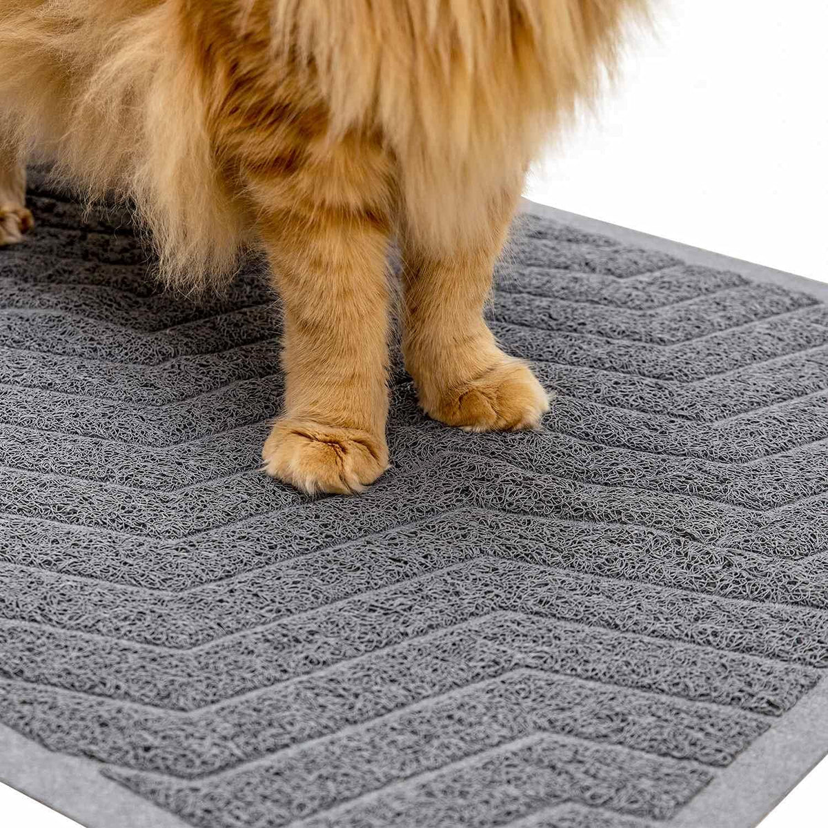 Wepet Cat Litter Box Mat, Durable PVC Trapping Rug