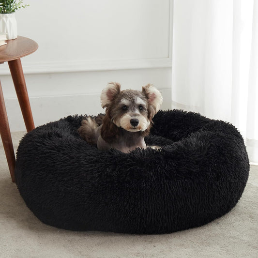 Calming Dog Bed & Cat Bed, Anti-Anxiety Donut Cuddler