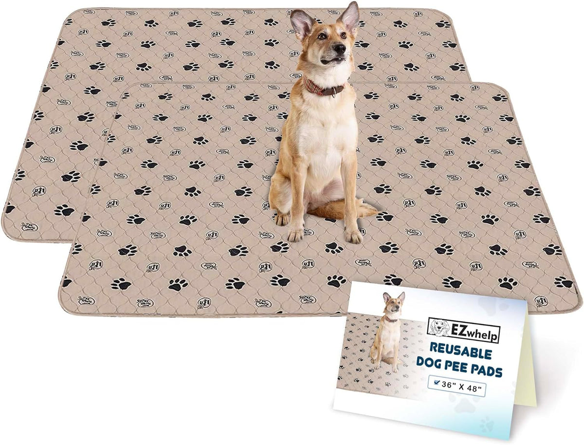 Reusable Washable Dog Pee Pads, 2-Pack
