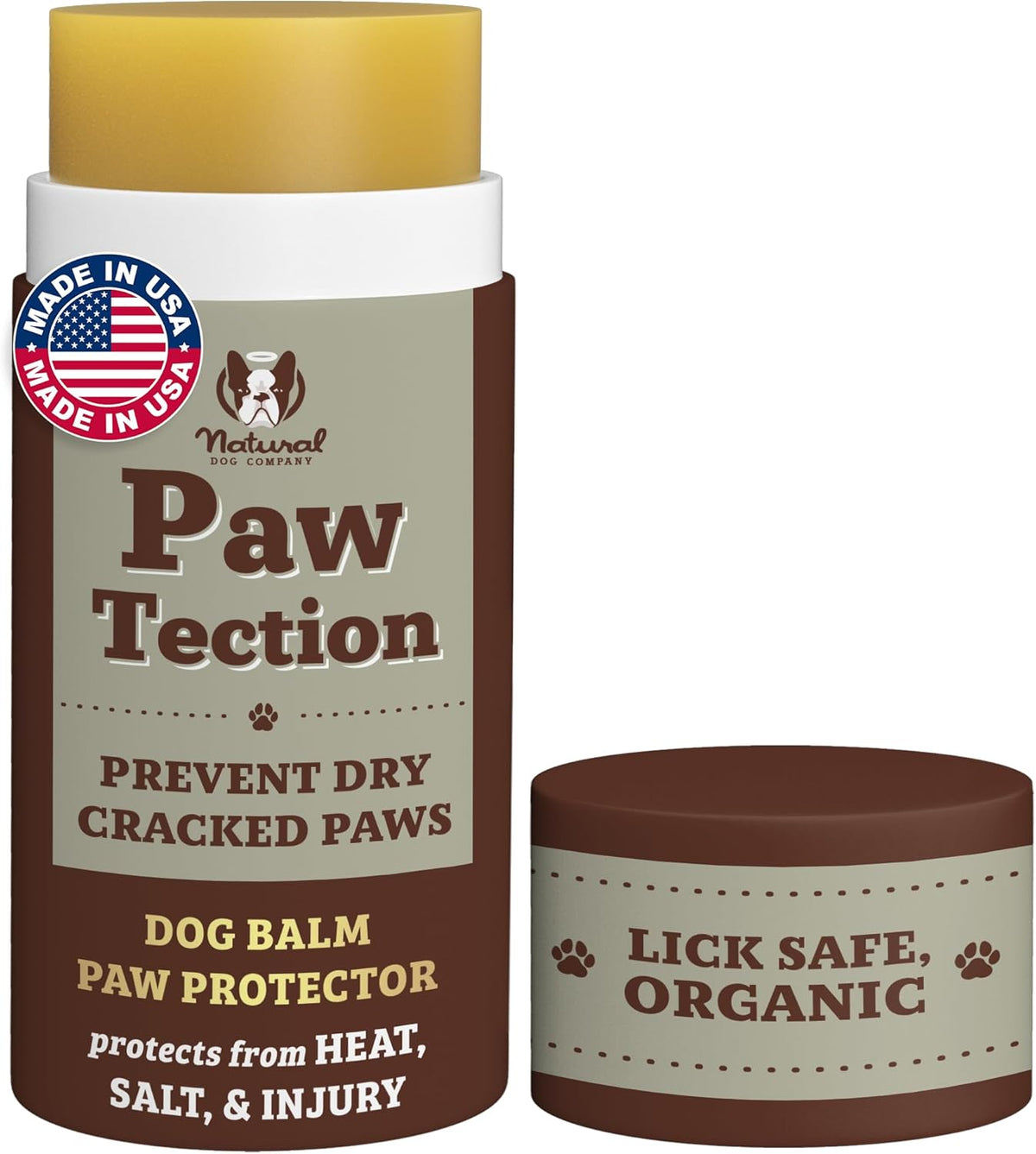 Natural Dog Company Pawtection Paw Wax, Hot Pavement & Sand Protection